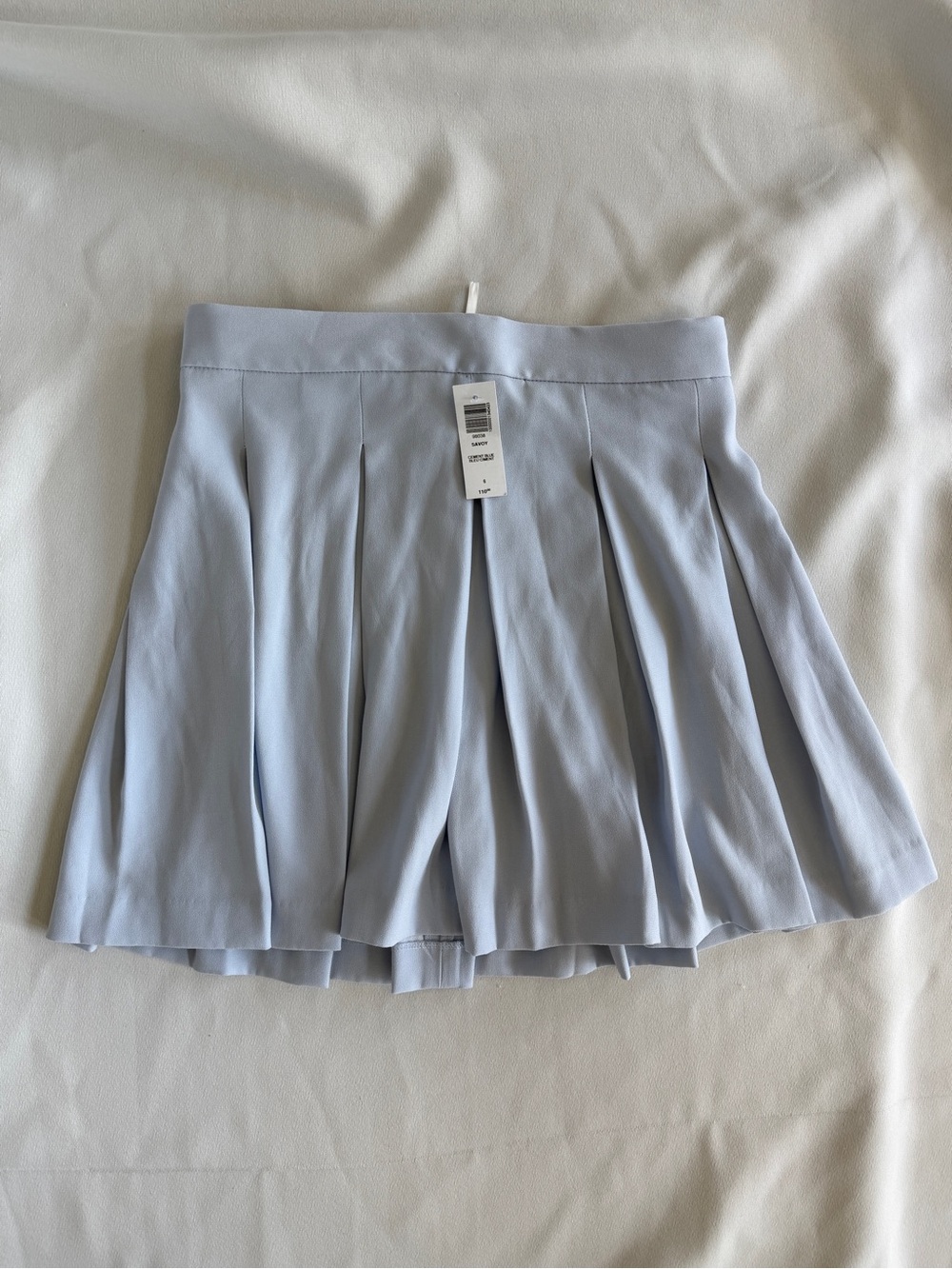 NWT Aritzia Savoy Skirt (Babaton) | Light Blue Pleated Tennis Skirt